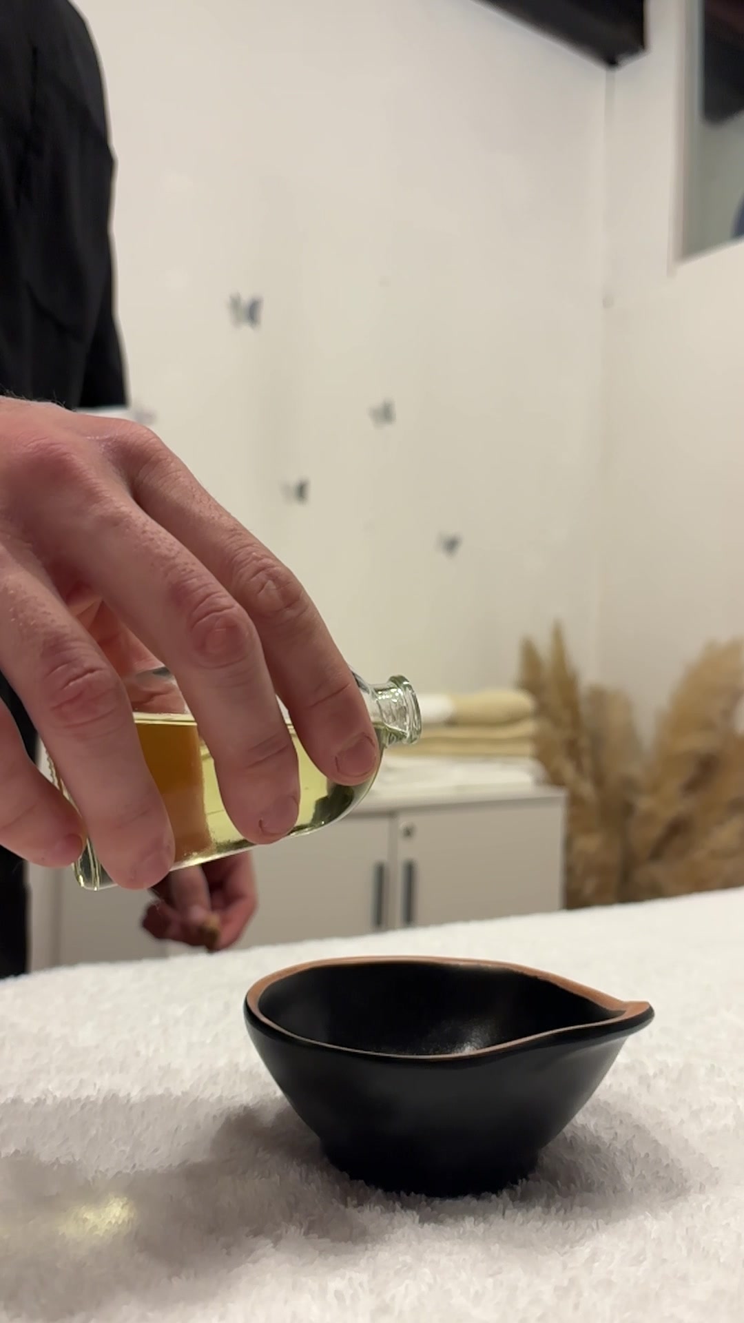 Preparación del aceite para una sesión RESET